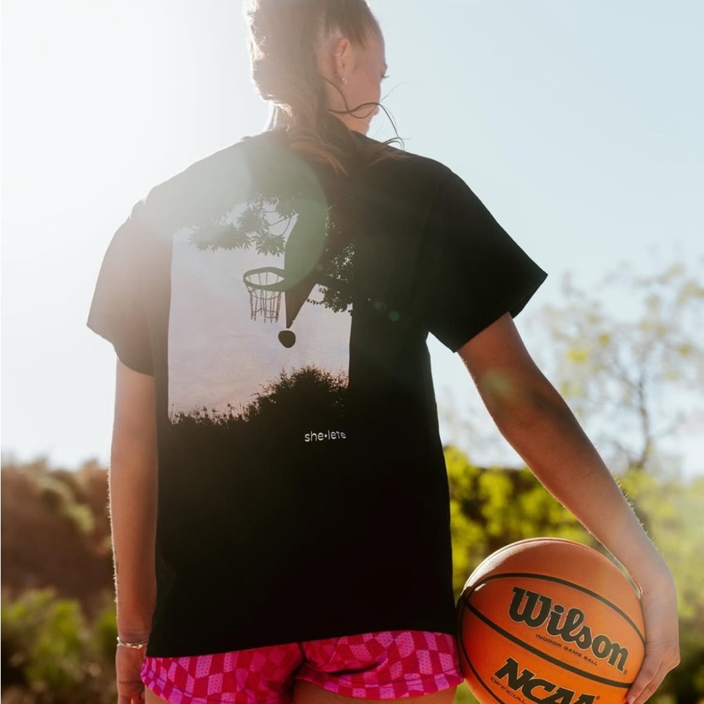 Black Basketball Graphic Tee